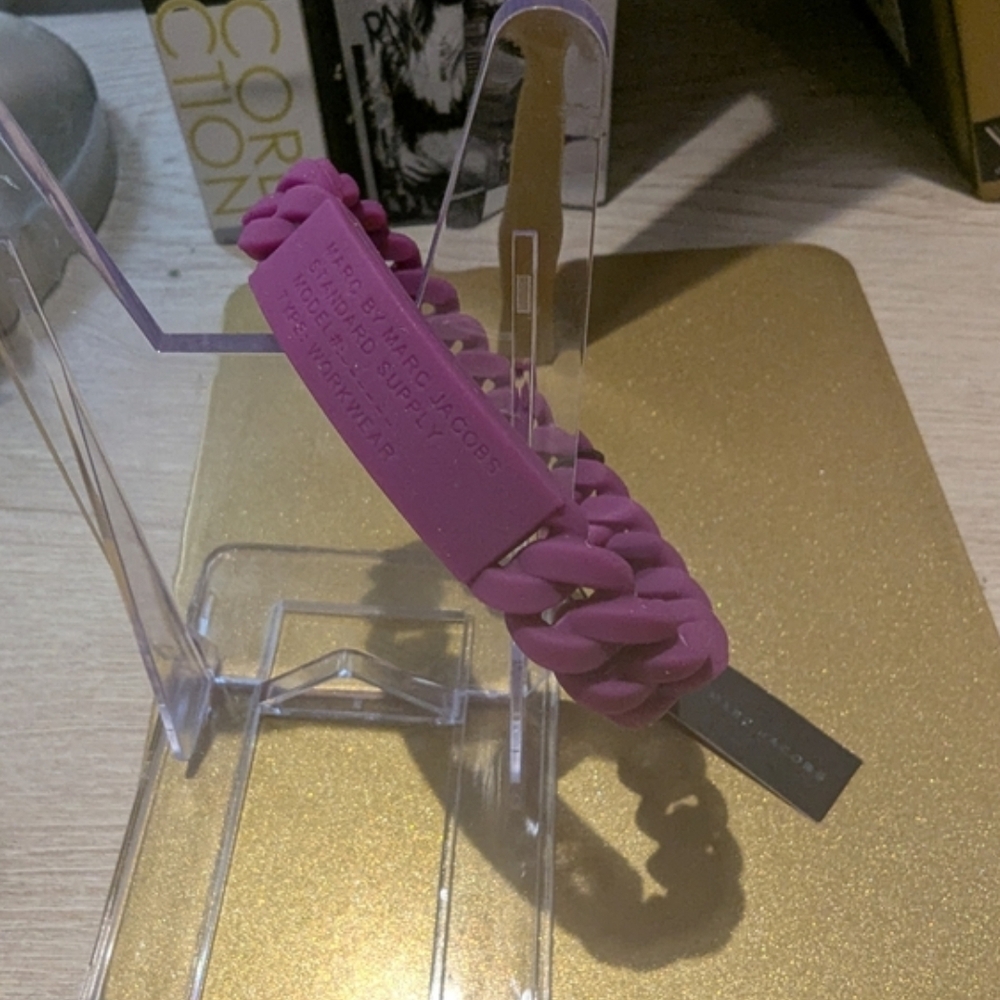 Marc by Marc Jacobs Braided Silicone Bracelet NWT - Picture 2 of 5